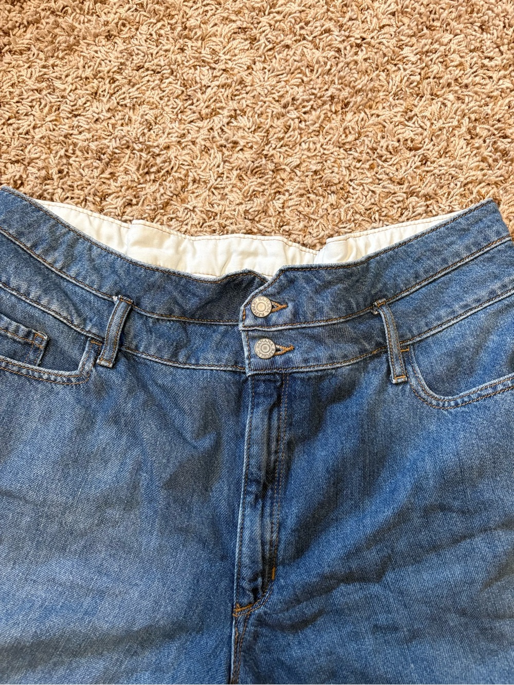 Banana Republic Paperbag Denim Shorts Womens size 33/16 - Picture 3 of 7
